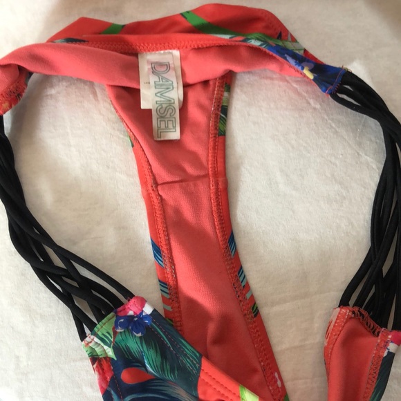 DAMSEL Floral Bikini top Medium & bottom Large - Picture 8 of 8